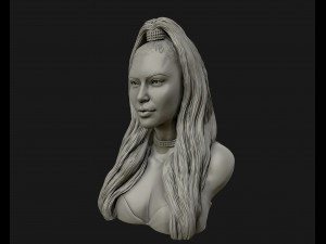 kim kardashian sculpture ready to print 3d print model Model Cetak 3D