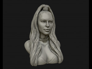 kim kardashian sculpture ready to print 3d print model Model Cetak 3D
