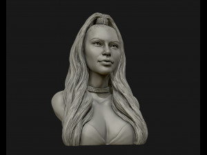 kim kardashian sculpture ready to print 3d print model Model Cetak 3D