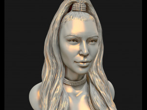 kim kardashian sculpture ready to print 3d print model Model Cetak 3D