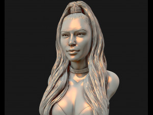 kim kardashian sculpture ready to print 3d print model Model Cetak 3D