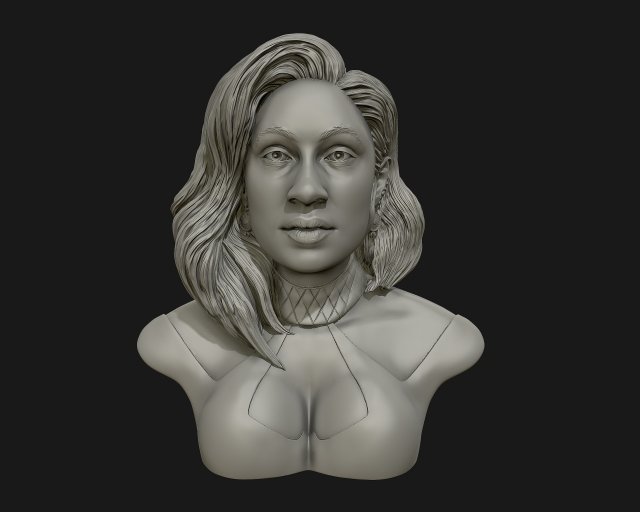 cardi b ready to 3d print 3d print model 3D Принт Модель .c4d .max .obj .3ds .fbx .stl .blend 