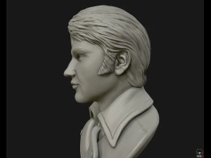 elvis presley sculpture ready to print 3d print model 3D Print Model