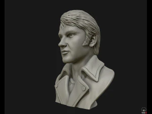 elvis presley sculpture ready to print 3d print model 3D Print Model