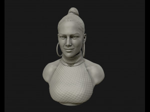 jennifer lopez sculpture ready to print 3d print model Model do druku 3D