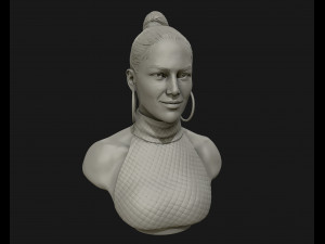 jennifer lopez sculpture ready to print 3d print model Model do druku 3D