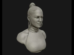 jennifer lopez sculpture ready to print 3d print model 3D Print Model