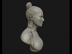 jennifer lopez sculpture ready to print 3d print model Model do druku 3D