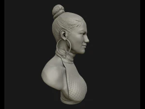 jennifer lopez sculpture ready to print 3d print model 3D Print Model