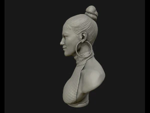 jennifer lopez sculpture ready to print 3d print model 3D Print Model