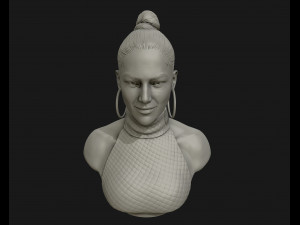 jennifer lopez sculpture ready to print 3d print model Model do druku 3D