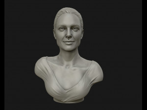 angelina jolie 3d bust ready to 3d print 3d print model 3D Print Model