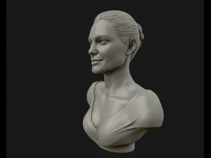 angelina jolie 3d bust ready to 3d print 3d print model 3D Print Model