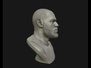lebron james in lakers jersey ready to 3d print 3d print model 3D Print Model