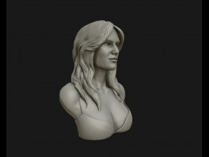 melania trump 3d bust sculpture 3d print model 3Dプリントモデル
