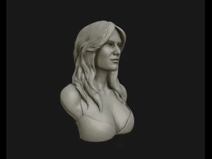 melania trump 3d bust sculpture 3d print model 3D Print Model