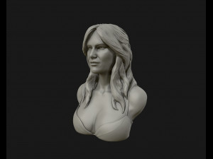 melania trump 3d bust sculpture 3d print model 3Dプリントモデル