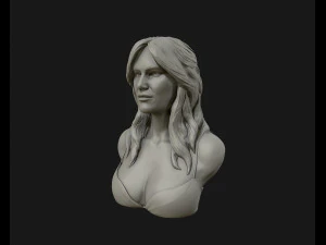 melania trump 3d bust sculpture 3d print model 3D Print Model