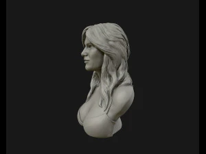 melania trump 3d bust sculpture 3d print model 3D Print Model