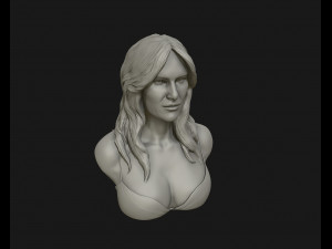 melania trump 3d bust sculpture 3d print model 3Dプリントモデル