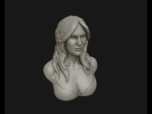 melania trump 3d bust sculpture 3d print model 3D Print Model