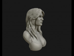 melania trump 3d bust sculpture 3d print model 3Dプリントモデル