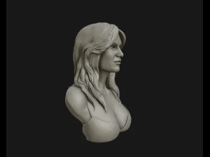 melania trump 3d bust sculpture 3d print model 3D Print Model