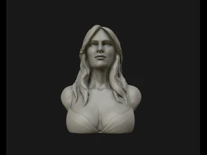 melania trump 3d bust sculpture 3d print model 3D Print Model