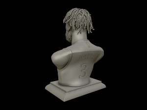 3d portrait of anthony davis with finals look 3d print model Model do druku 3D