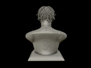3d portrait of anthony davis with finals look 3d print model Model do druku 3D