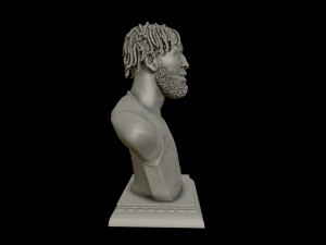 3d portrait of anthony davis with finals look 3d print model Model do druku 3D