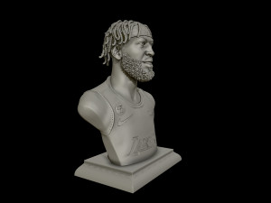 3d portrait of anthony davis with finals look 3d print model Model do druku 3D