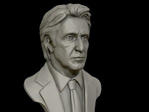 3d portrait sculpture of al pacino 3d print model 3D-printmodel