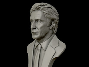 3d portrait sculpture of al pacino 3d print model Model Cetak 3D