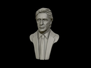 3d portrait sculpture of al pacino 3d print model Model Cetak 3D