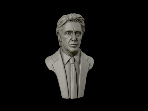 3d portrait sculpture of al pacino 3d print model Model Cetak 3D
