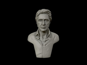 3d portrait sculpture of al pacino 3d print model Model Cetak 3D