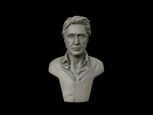अल पचिनो 3डी प्रिंट मॉडल की 3डी पोर्ट्रेट मूर्तिकला 3D प्रिंट मॉडल