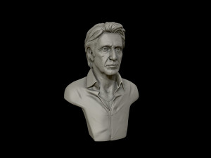 3d portrait sculpture of al pacino 3d print model Model Cetak 3D