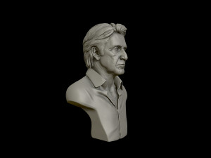 3d portrait sculpture of al pacino 3d print model Model Cetak 3D