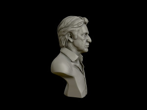 3d portrait sculpture of al pacino 3d print model Model Cetak 3D