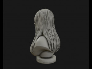 3d sculpture of nicki minaj ready to 3d print 3d print model Modèles 3D en vedette