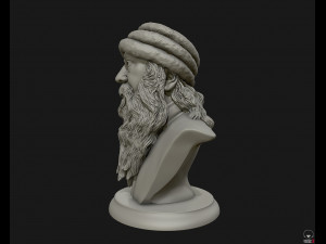 rajneesh osho 3d printable sculpture 3d print model 3D Принт Модель