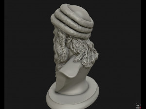 rajneesh osho 3d printable sculpture 3d print model 3D Принт Модель