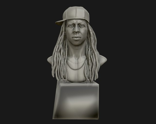 lil wayne 3d printable model 3d print model 3D प्रिंट मॉडल .c4d .max .obj .3ds .fbx .stl .blend 