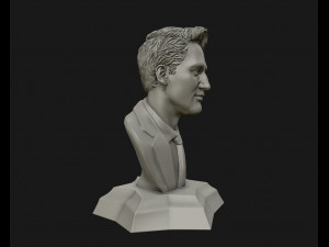 justin trudeau 3d portrait ready to 3d print 3d print model Modelo de Impressão 3D