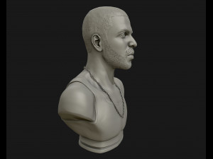 drake sculpture ready to print 3d print model 3D Baskı Modeli