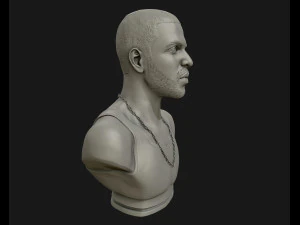 drake sculpture ready to print 3d print model 3D Print Model