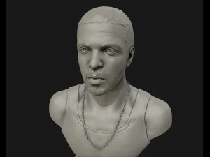 drake sculpture ready to print 3d print model 3D Print Model