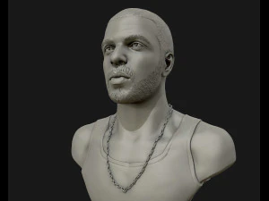 drake sculpture ready to print 3d print model 3D Print Model